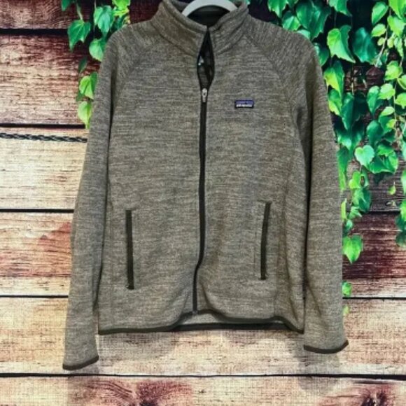 Patagonia Better Sweater Jacket Mens Medium Brown Full Zip Fleece Outdoor - Picture 1 of 4